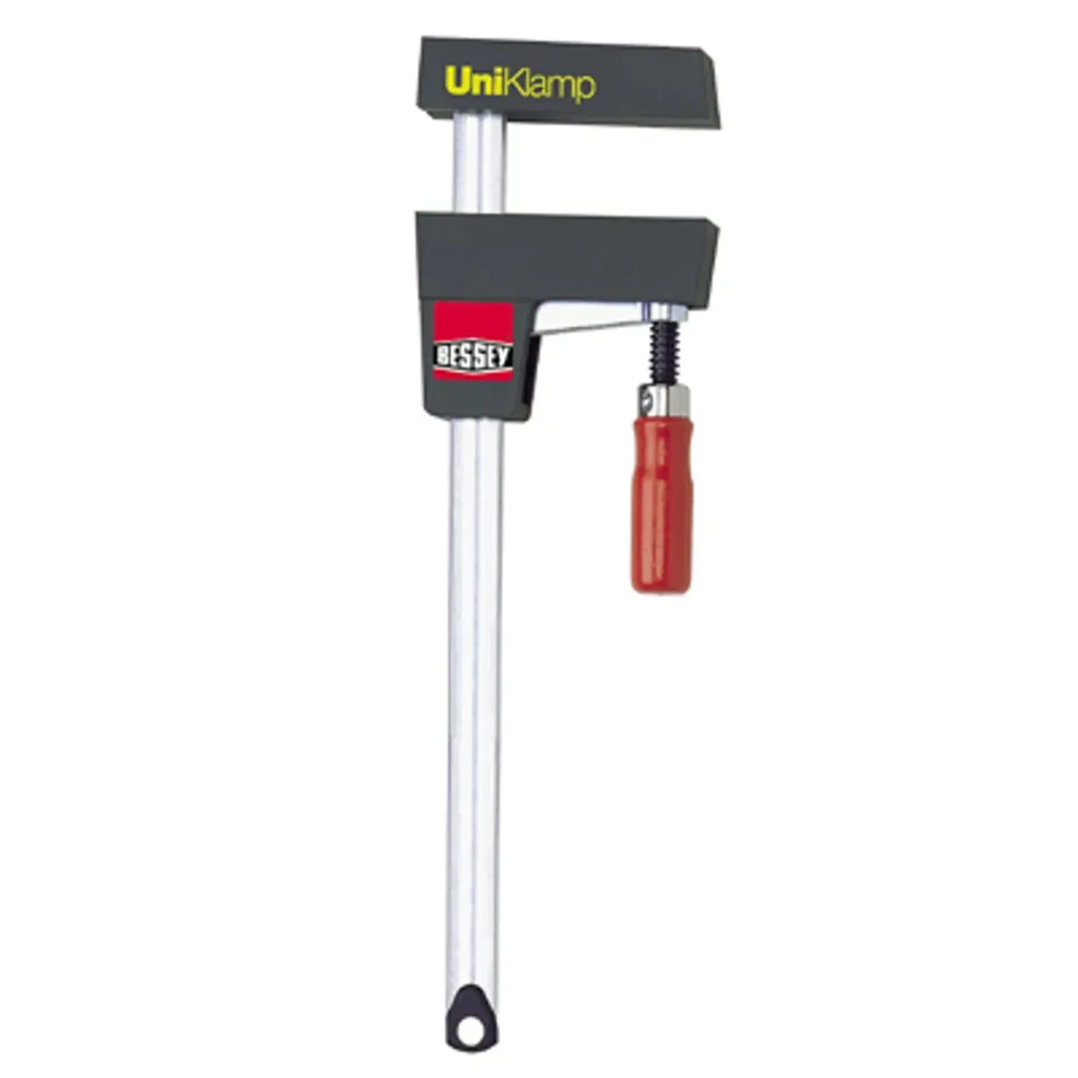 BESSEY UniKlamp UK3.012 Case Clamp – 12-inch Light-Duty, Reversible To Spreader, Non-Marring Jaws