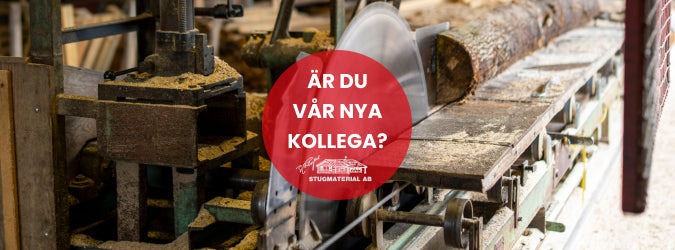 Vi söker medarbetare till vårt snickeri och sågcenter