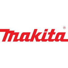 Makita Logotyp i röd text med vit bakgrund.